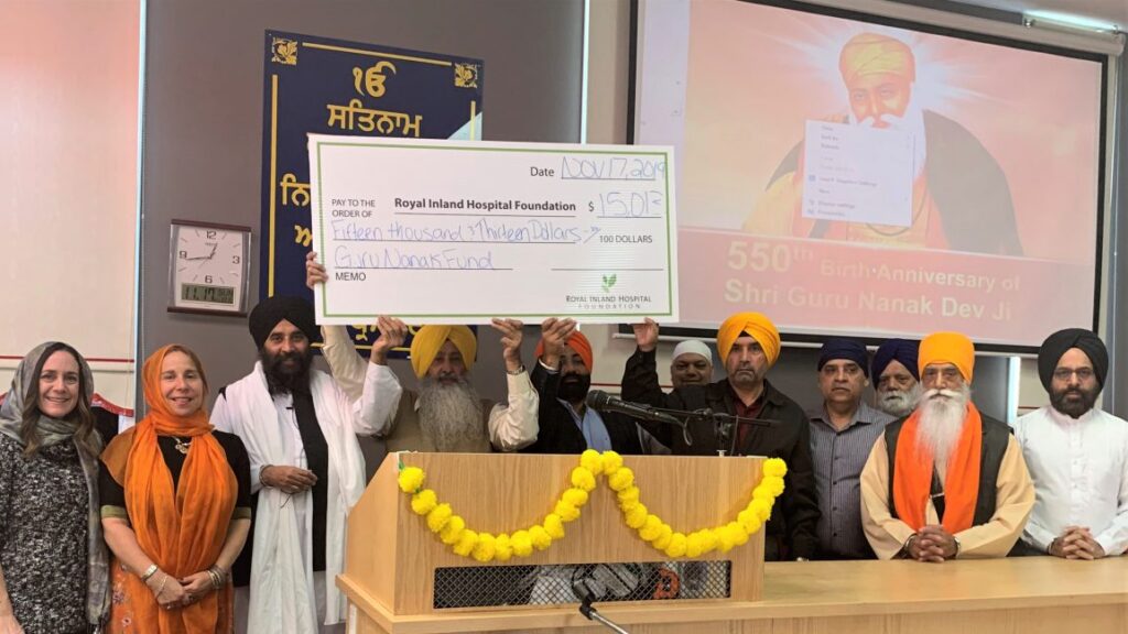 $15,013 Donation from Guru Nanak Fund