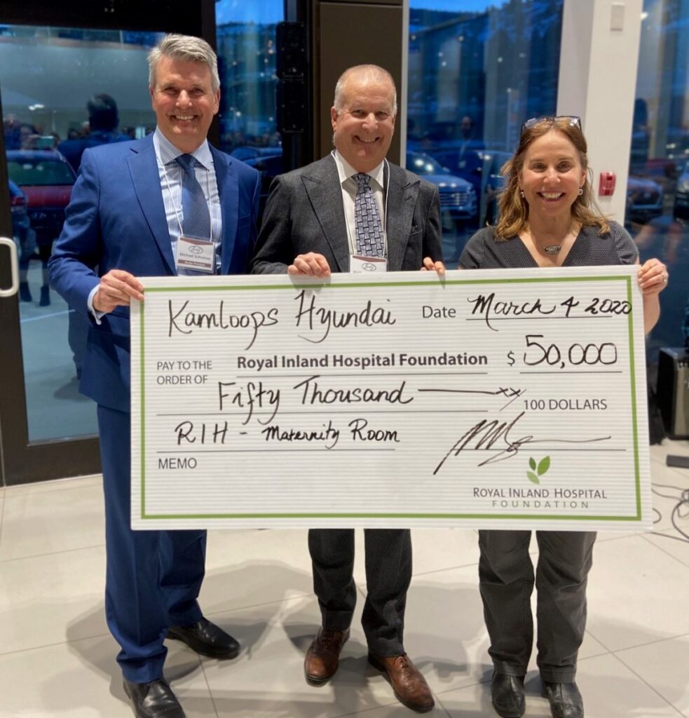 $50,000 Donation from Kamloops Hyundai