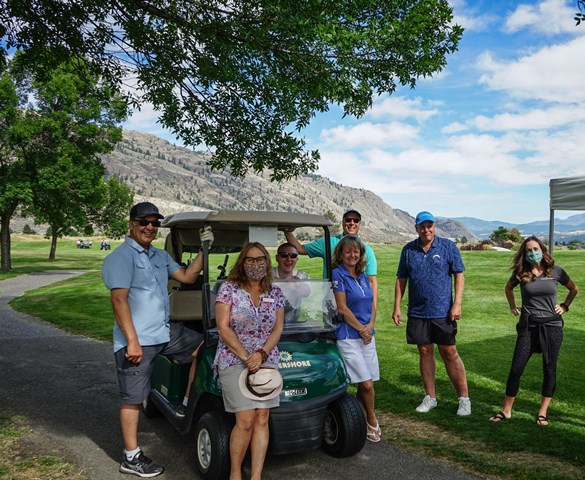 Happy golfers during the 23rd annual SCT&I charity golf tournament